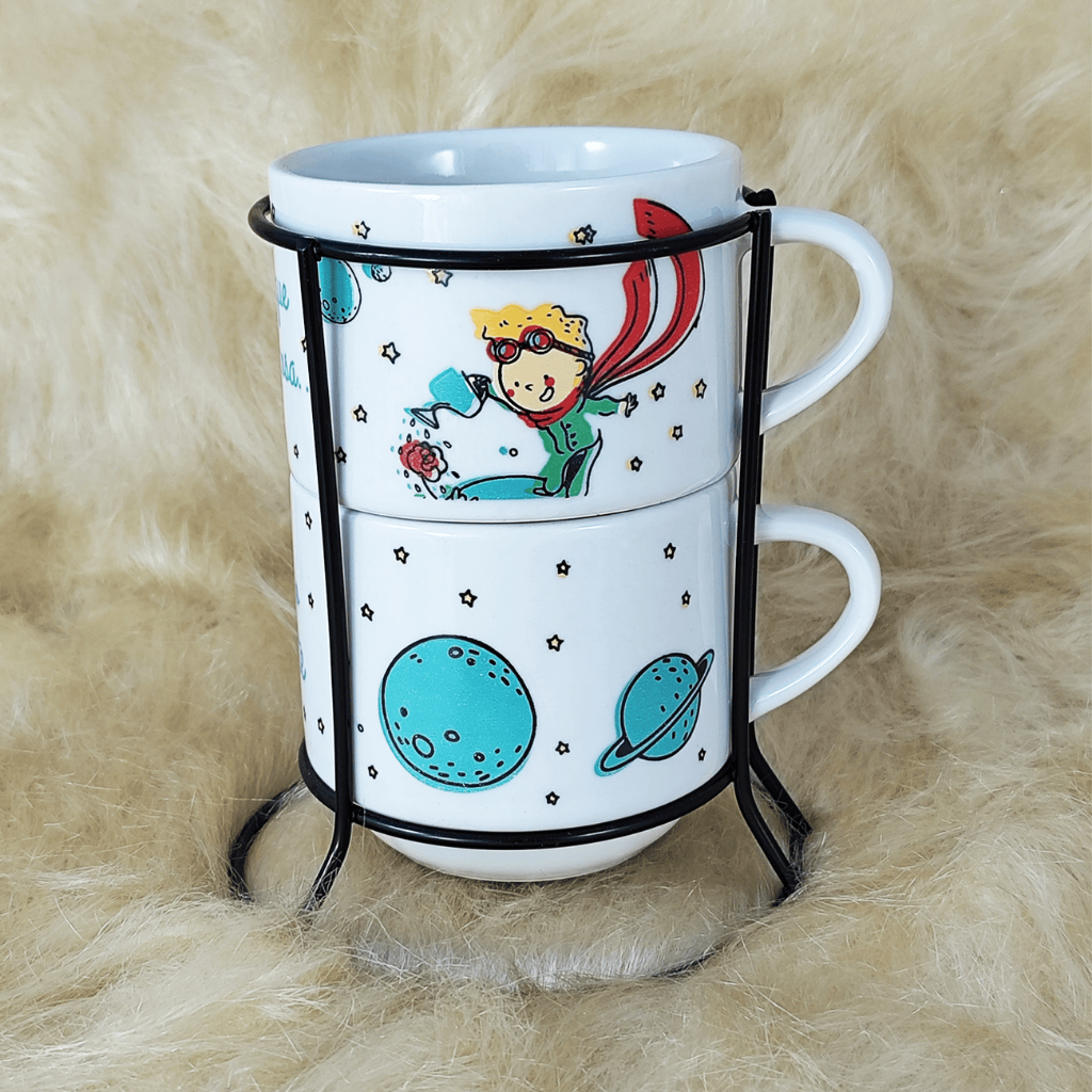 Kit 2 Xícaras Porcelana Pequeno Príncipe ...