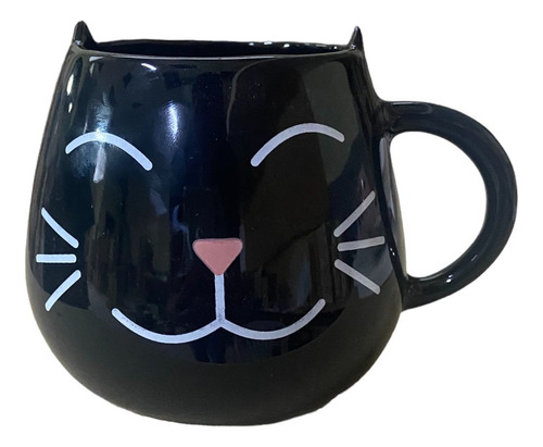 Caneca 3d Gato 500ml Porcelana Decorada P...