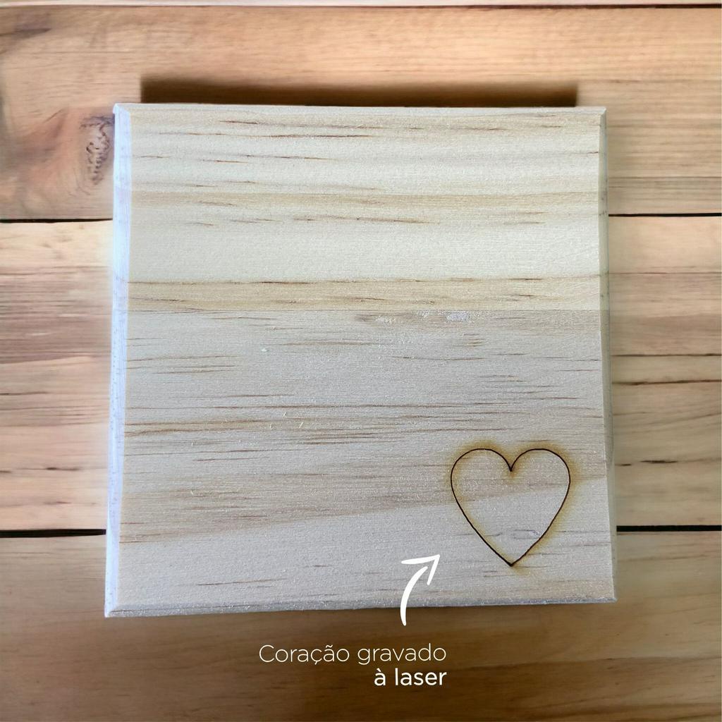 6 Pires Quadrado Porta Xícara / Copo De M...