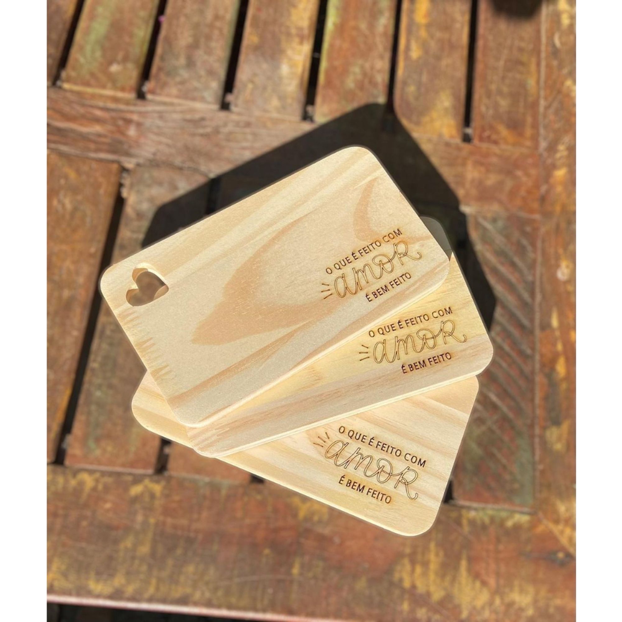 Kit 10 Tábuas Madeira Pinus Para Frios Pe...