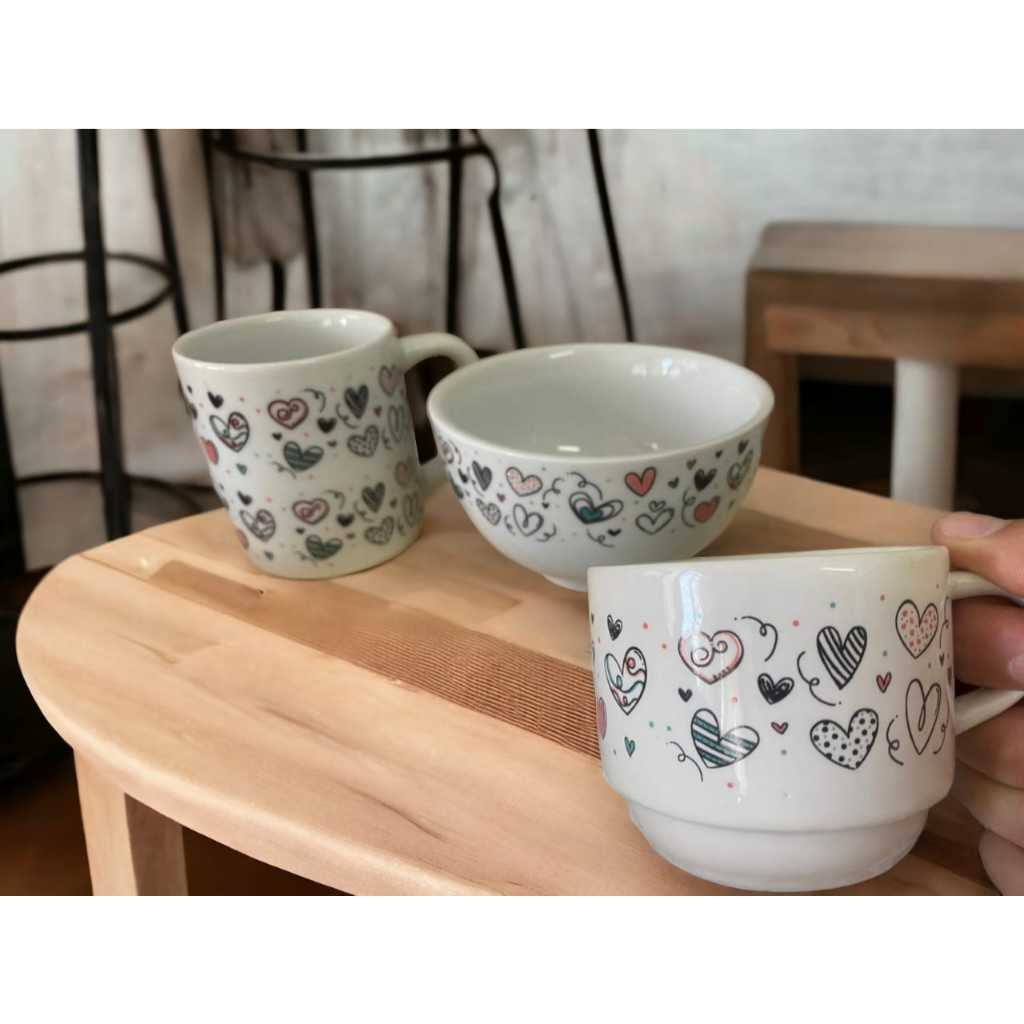 Jogo de Xícara Chá Caneca Café e Tigela e...