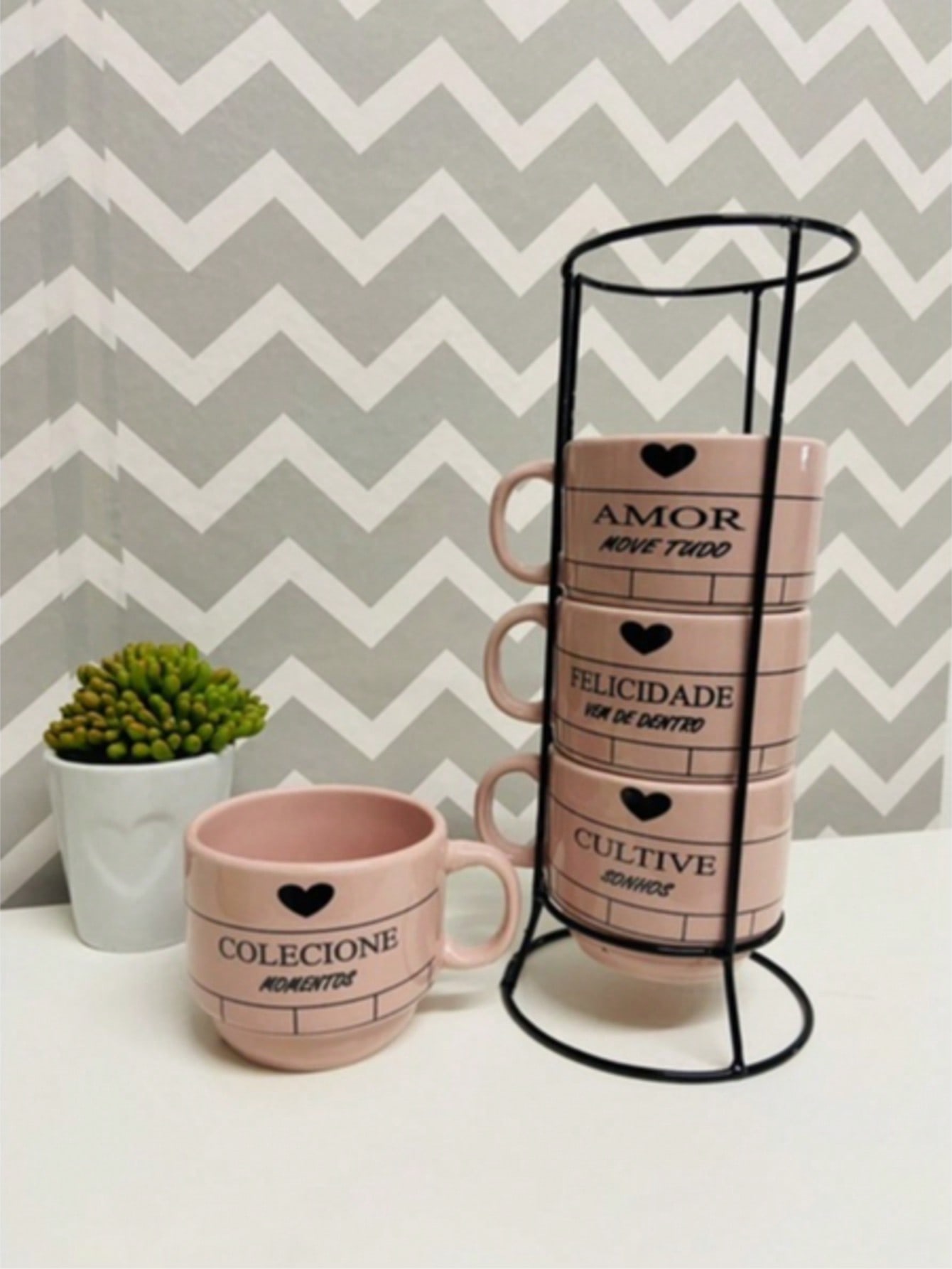 Jogo Xícaras Canecas Café Chá Porcelana R...