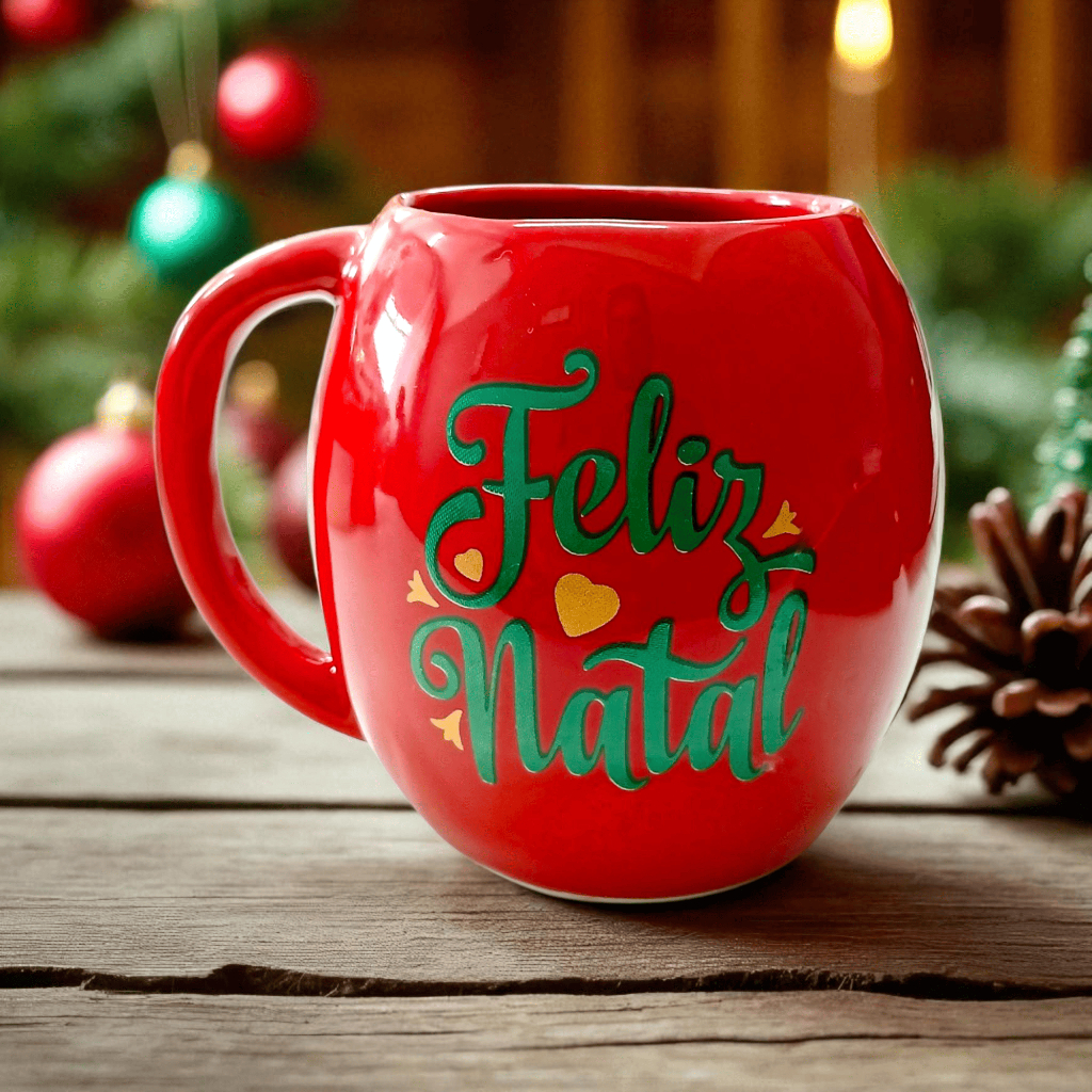 Caneca de Porcelana Chá Café Decorada 40 ...