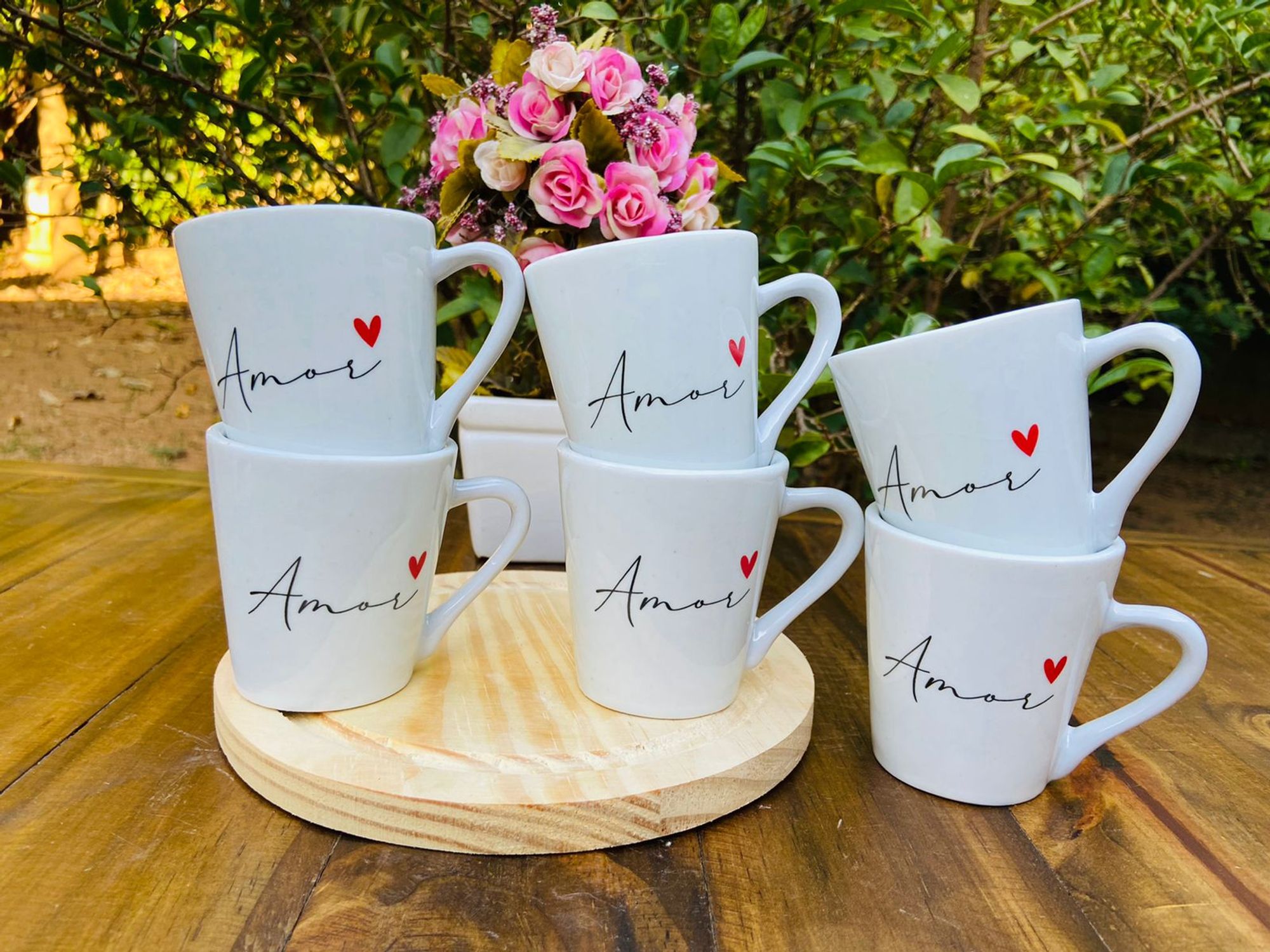 Jogo Kit Conjunto 6 xícaras café chá 120 ...