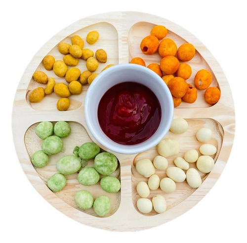 Petisqueira De Madeira  + Grátis Ramequim...