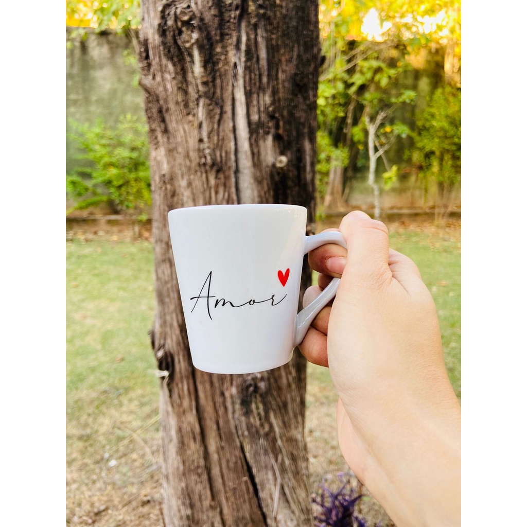 Jogo 2 xícaras / Caneca Café Chá Porcelan...