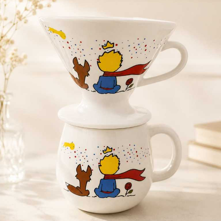 Kit Caneca Bojuda 500 Ml Decorada + Coad ...