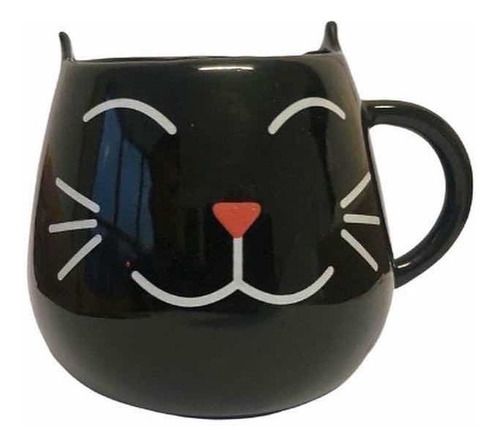 5 Canecas 3d Gato 500 Ml Porcelana Decorada