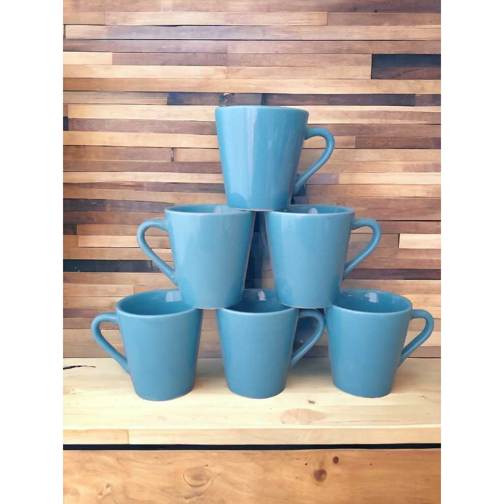 Kit Jogo 6 Xicaras canecas Porcelana Café...