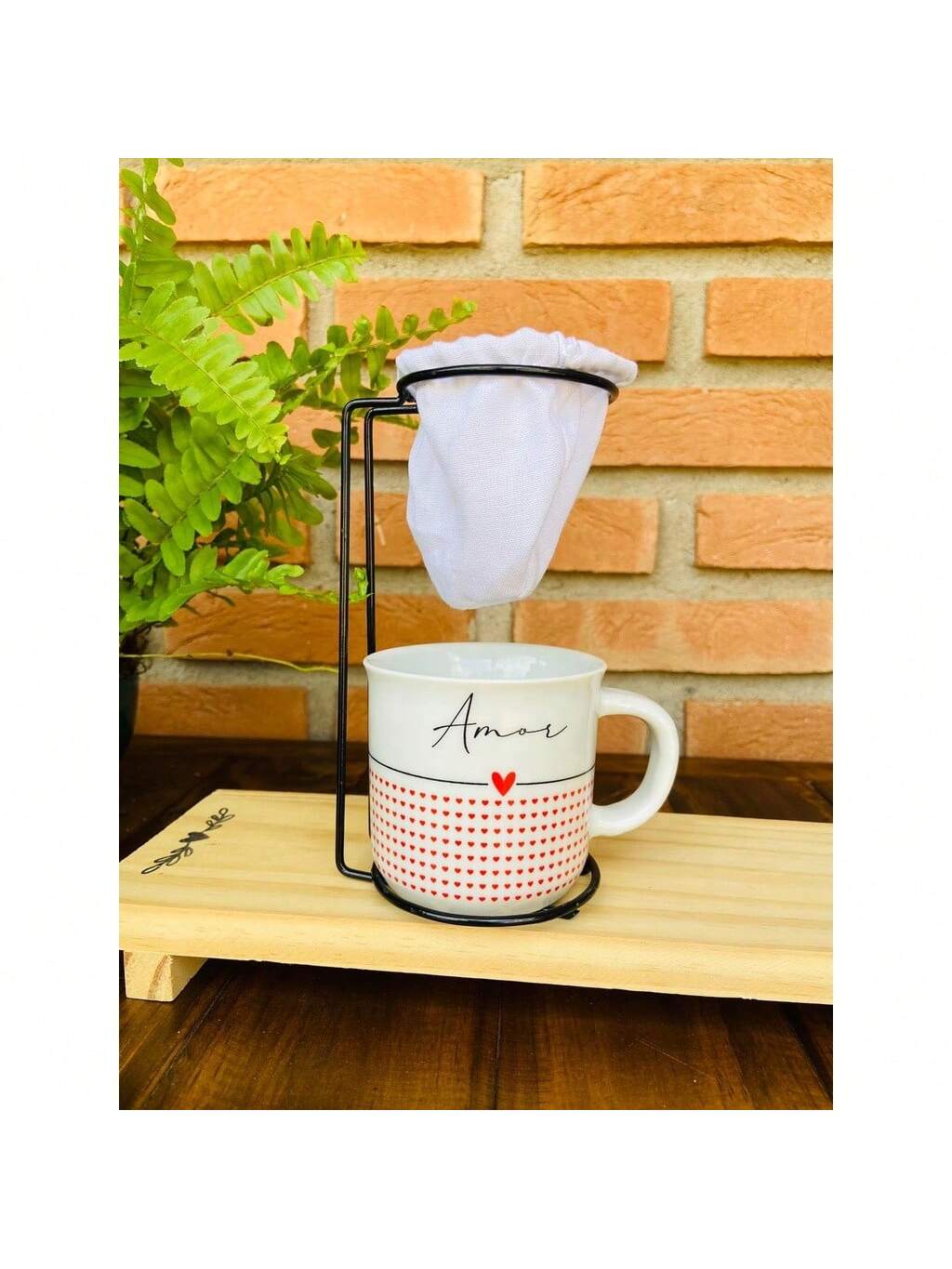 Xícara Caneca Ágata Porcelana Suporte Coa...