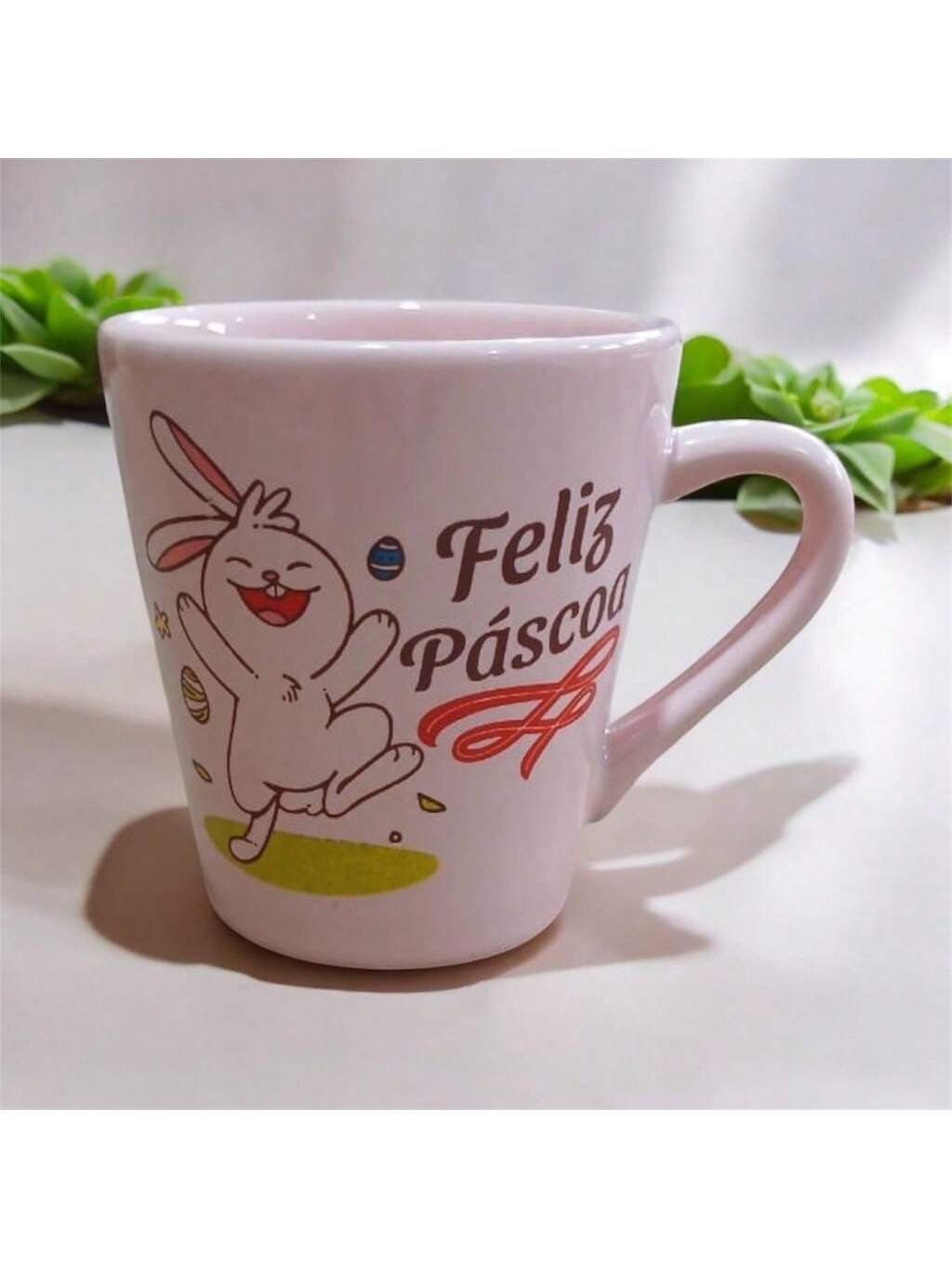 Jogo/ Kit 3 Xicaras Cônica Tulipa Páscoa ...