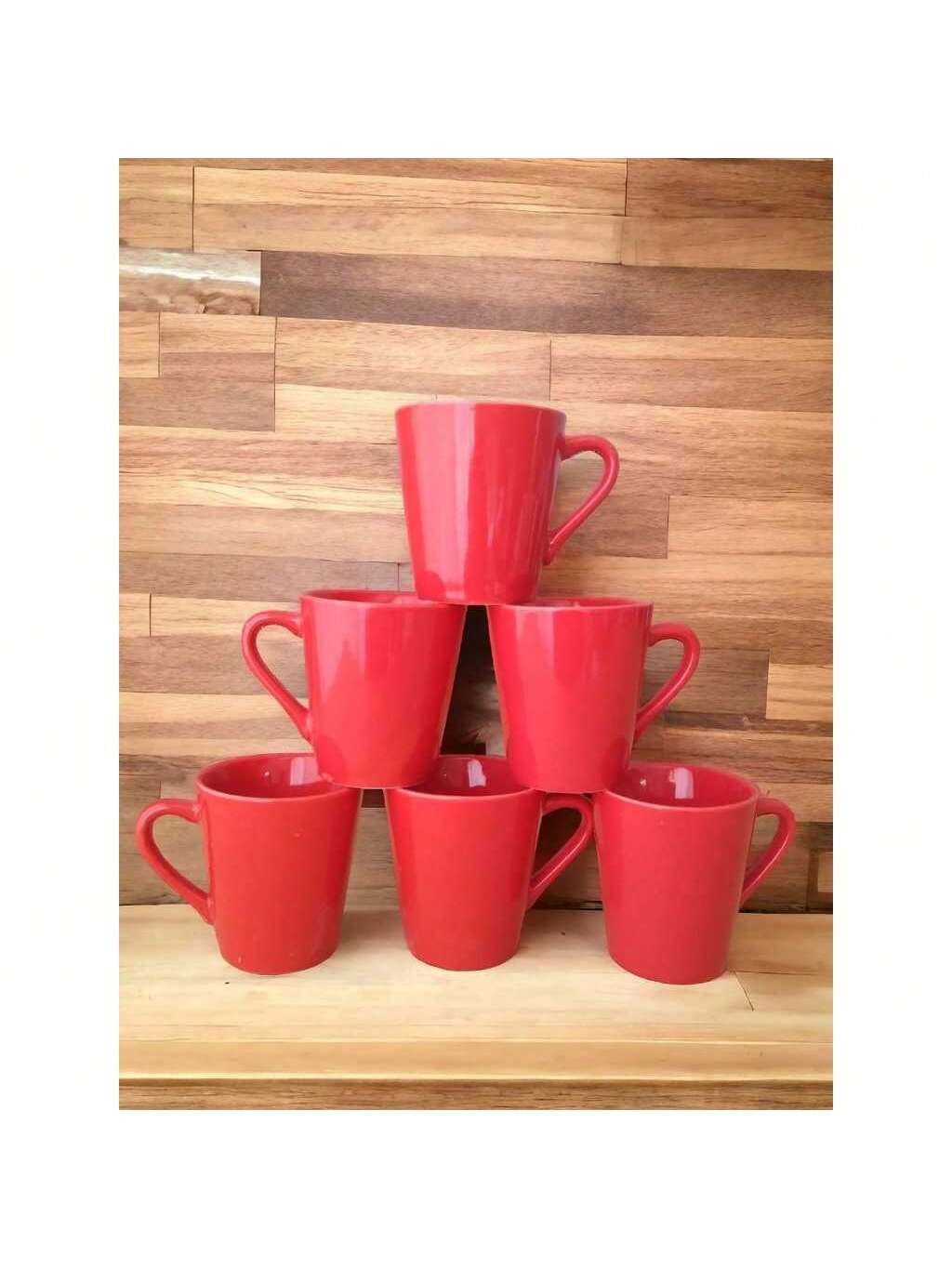 Kit Jogo 6 Xicaras Canecas Porcelana Café...