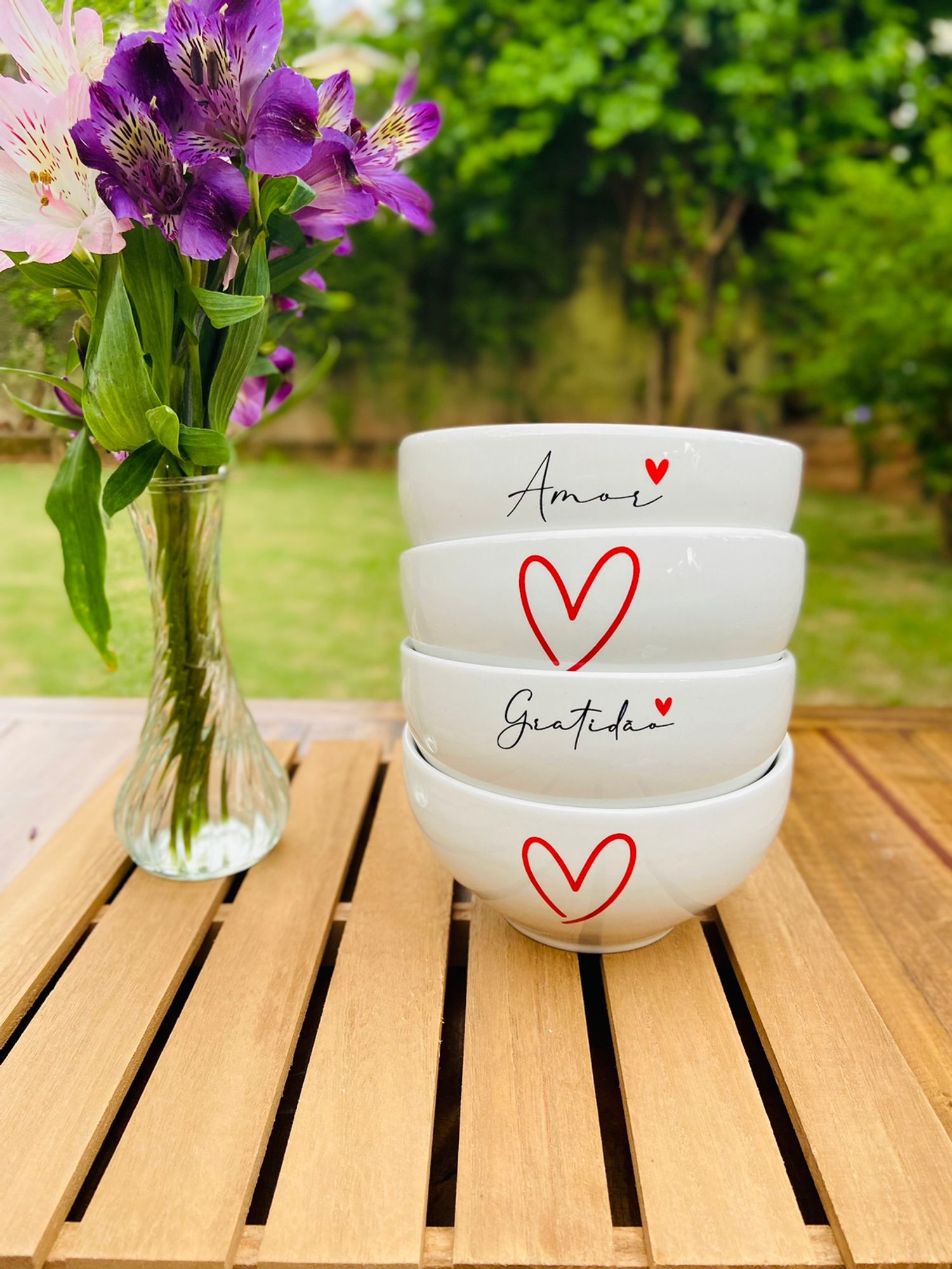 Jogo 6 Bowl Tigelas Porcelana Cumbuca Sop...