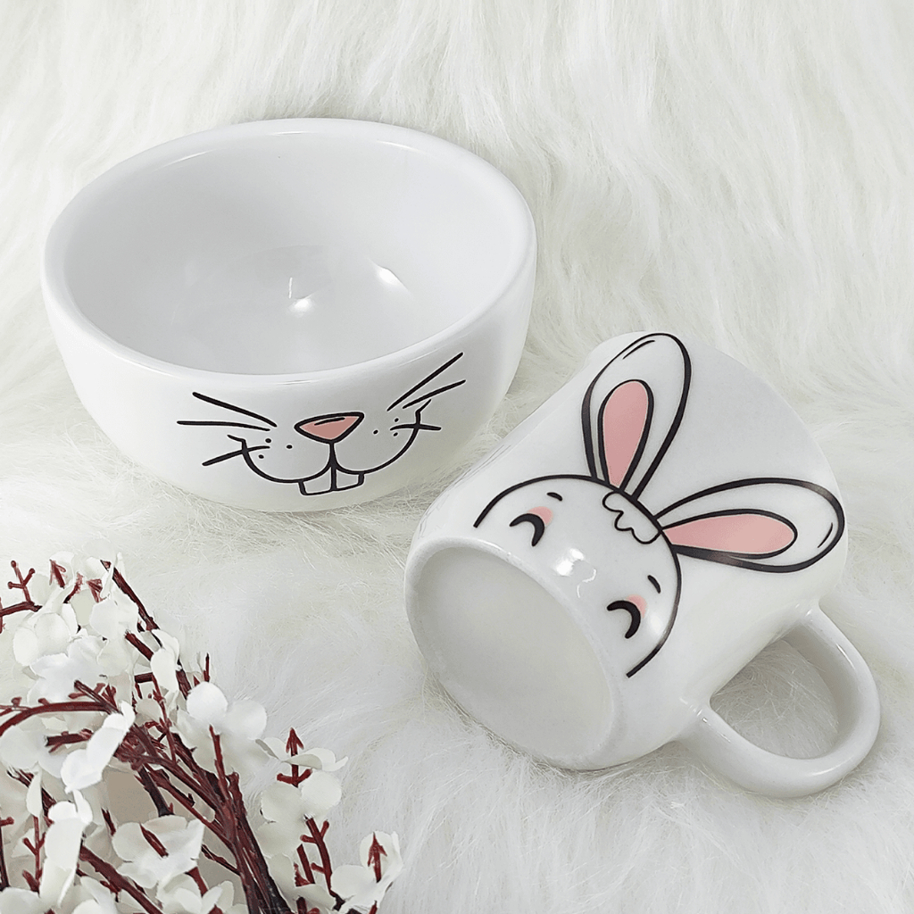 Kit Cumbuca Bowl Tigela  Porcelana 450ml ...