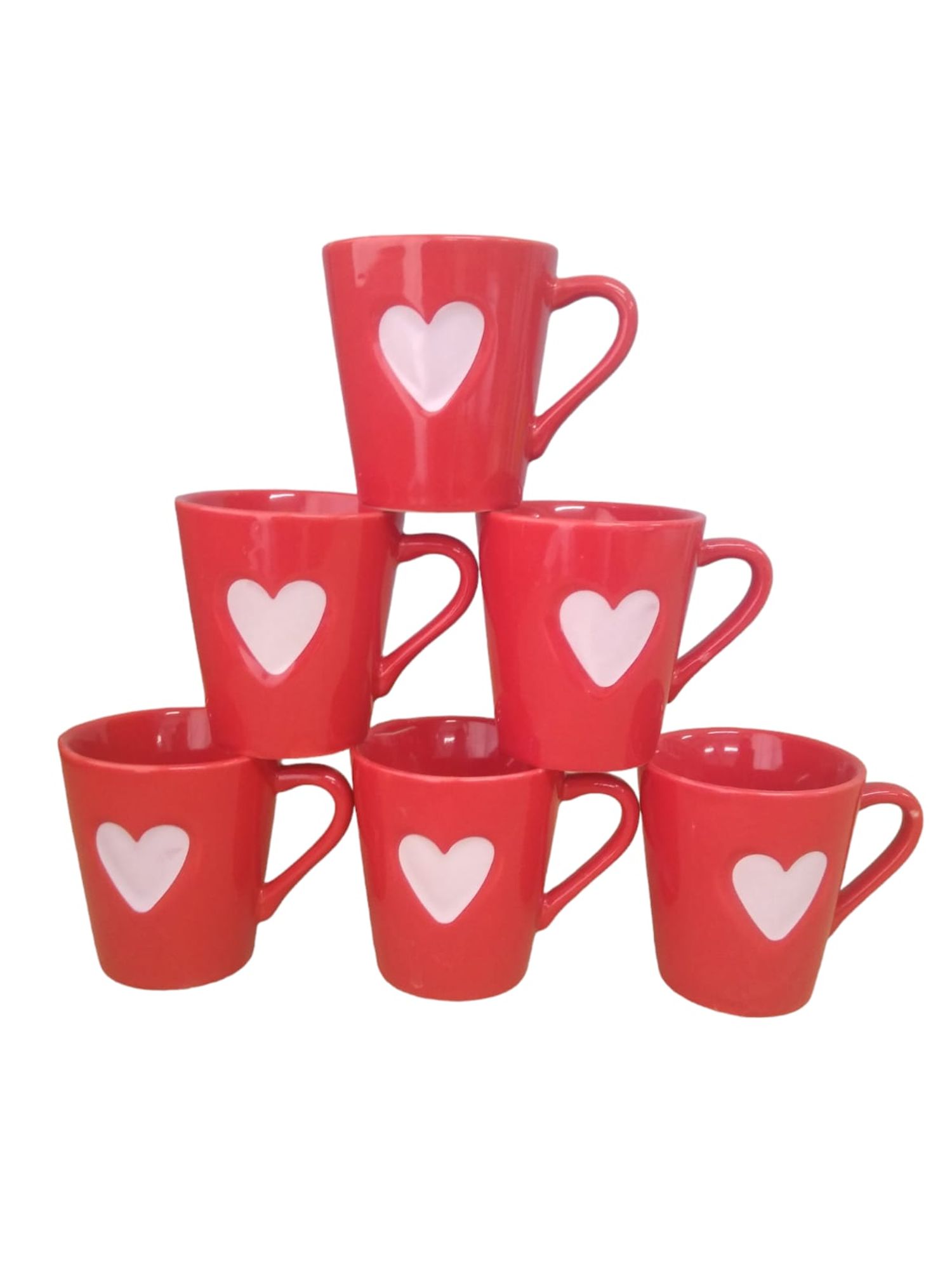 Jogo Kit 6 Canecas/ Xicaras Café Porcelan...