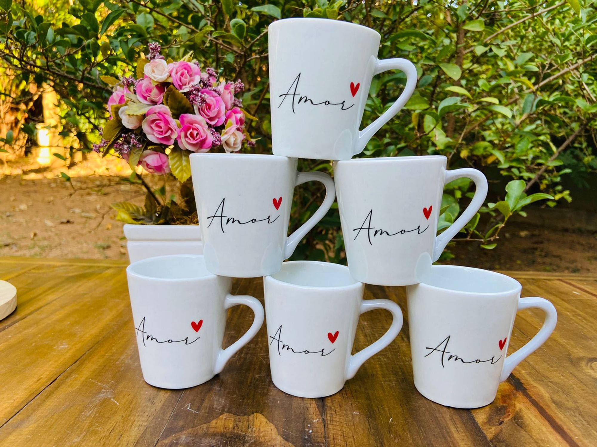 Jogo Kit Conjunto 6 xícaras café chá 120 ...