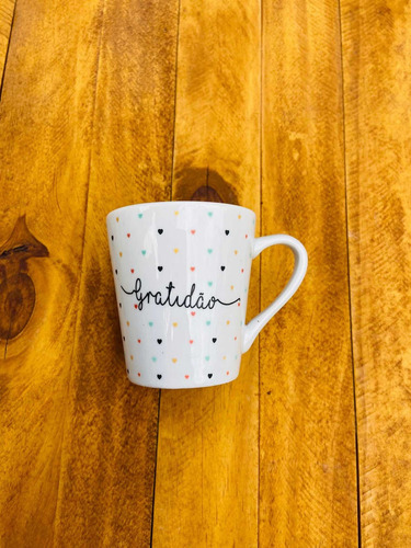 10 Xícaras Café 120 Ml Gratidão