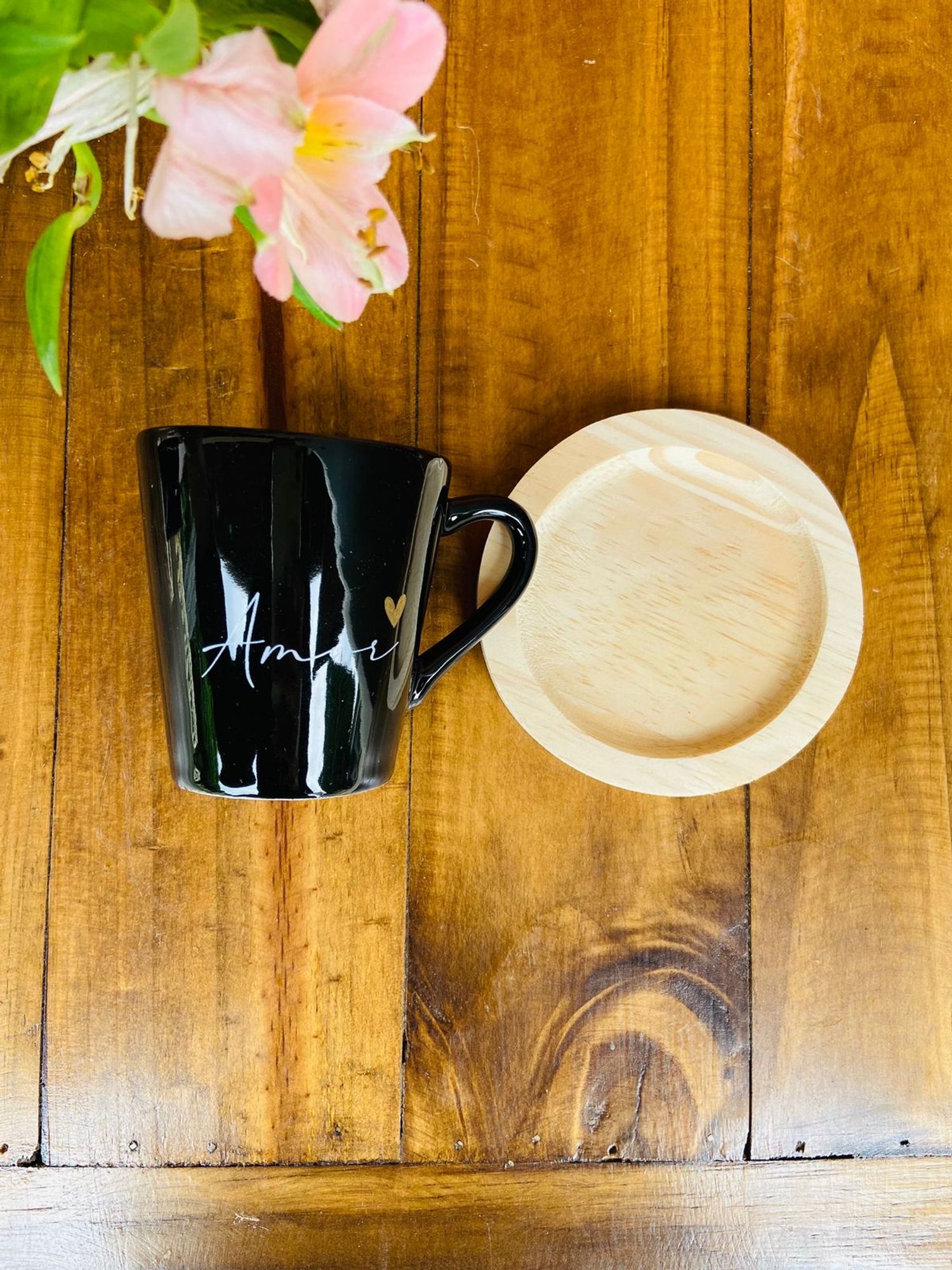 Kit Jogo 6 Xicaras / Canecas Porcelana Pr...