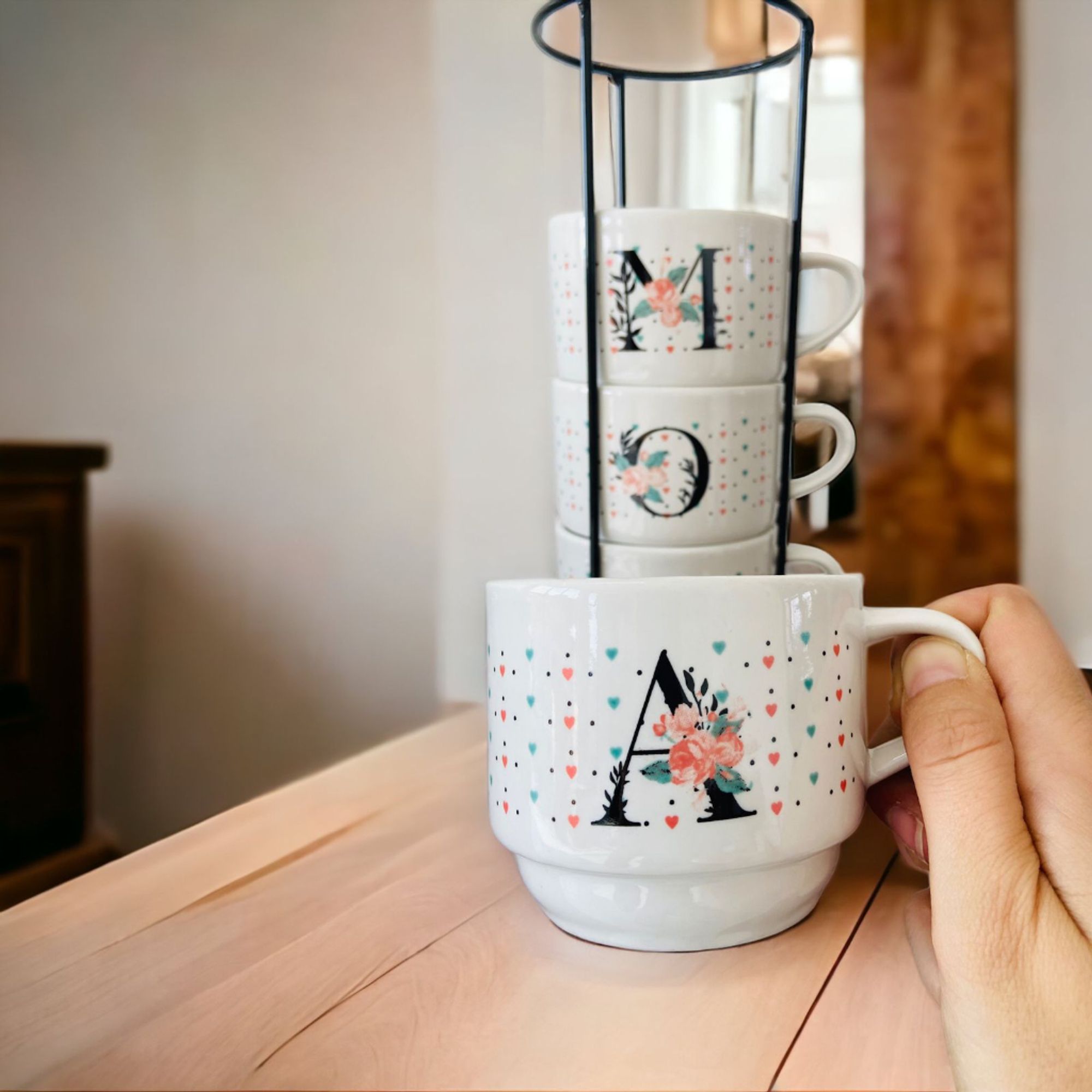 Jogo De Xícaras Café Chá Branca Com Supor...