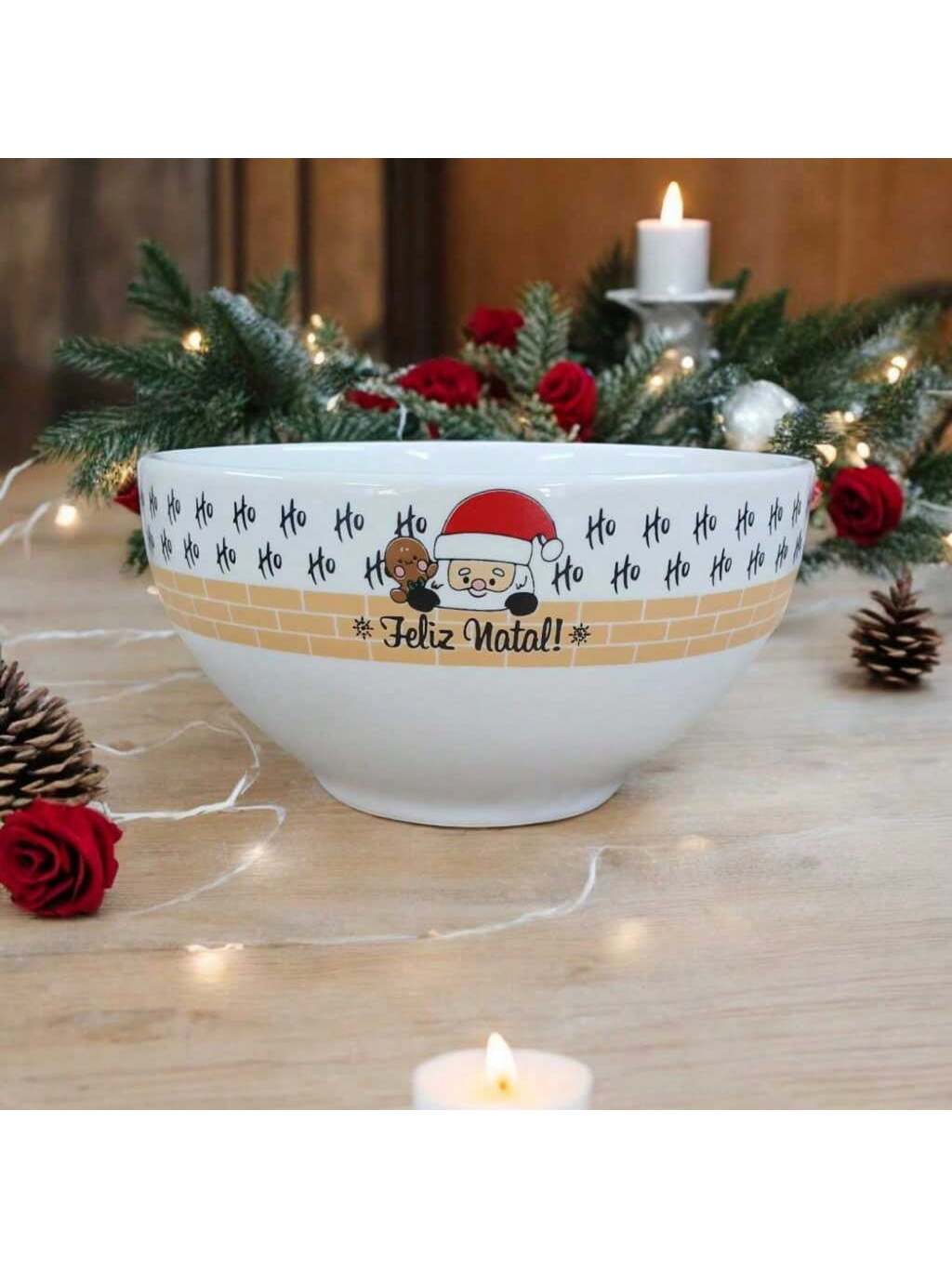 Cumbuca Porcelana 450ml 1 Peças Bowl Tige...