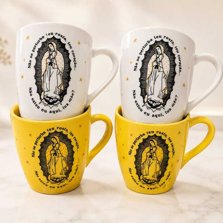 Kit Caneca Landy 240ml em Porcelana Noss ...