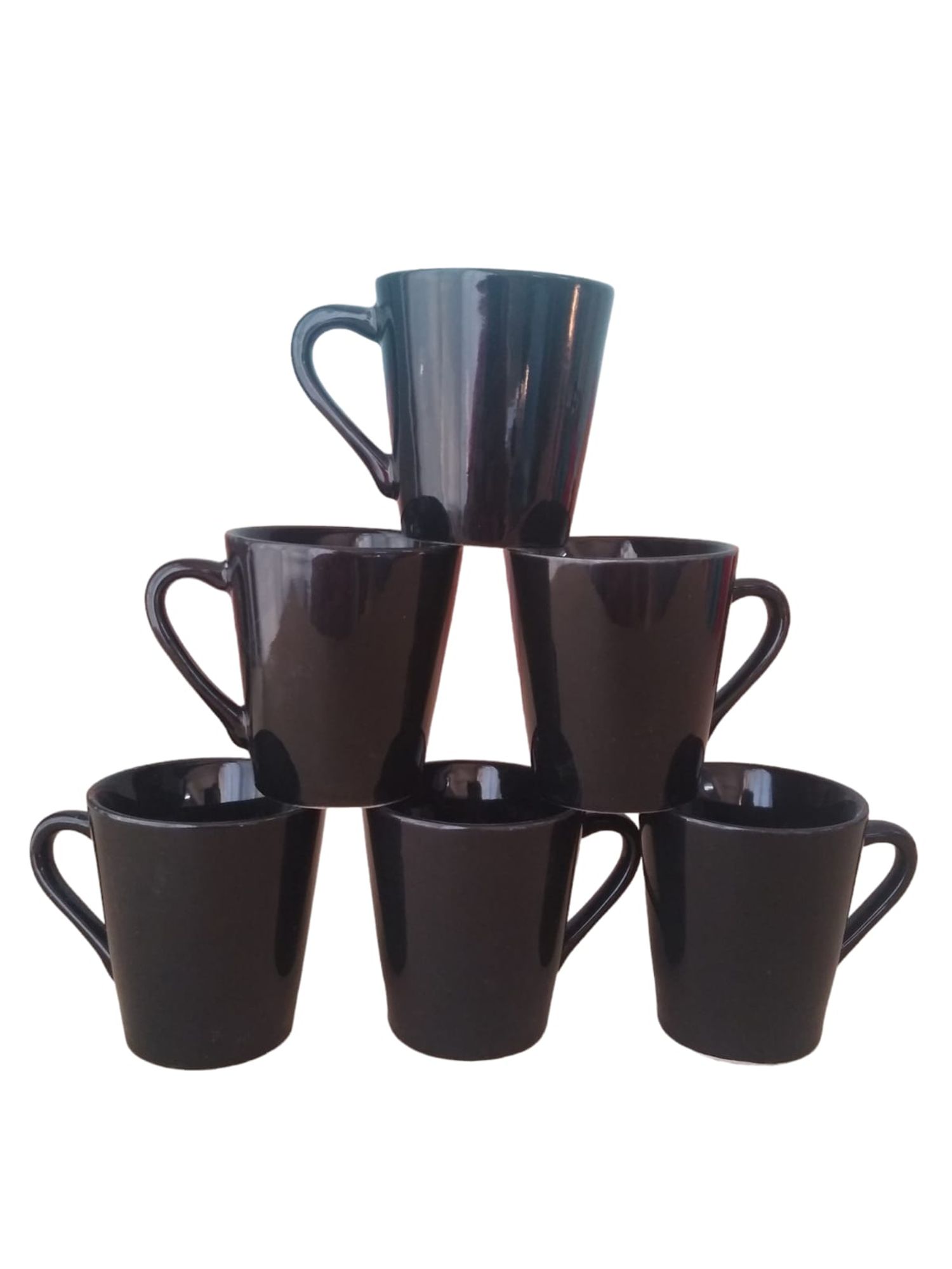 Kit Jogo 6 Xicaras /canecas Porcelana Caf...