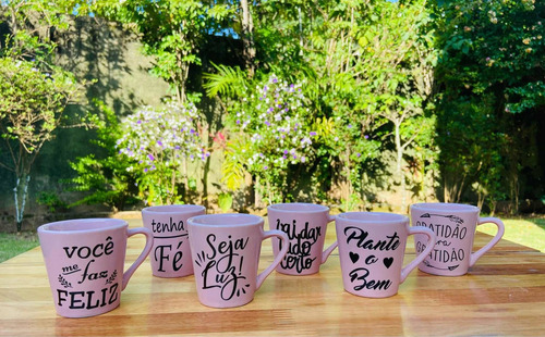 30 Xícaras/caneca Café Porcelana Rosa Kit...