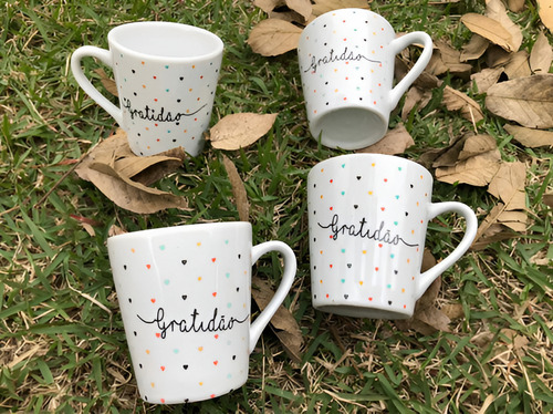 30 Xícaras / Caneca Porcelana Café Gratid...