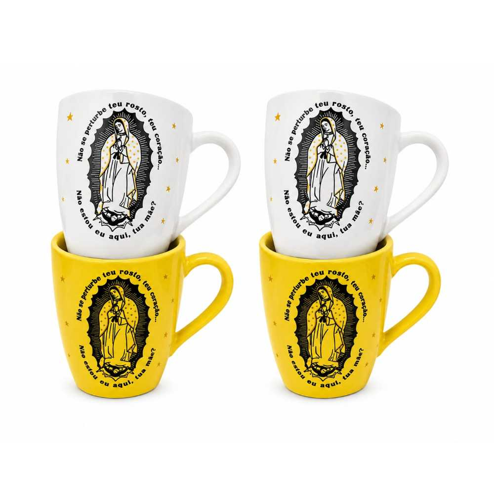 Kit Caneca Landy 240ml em Porcelana Noss ...