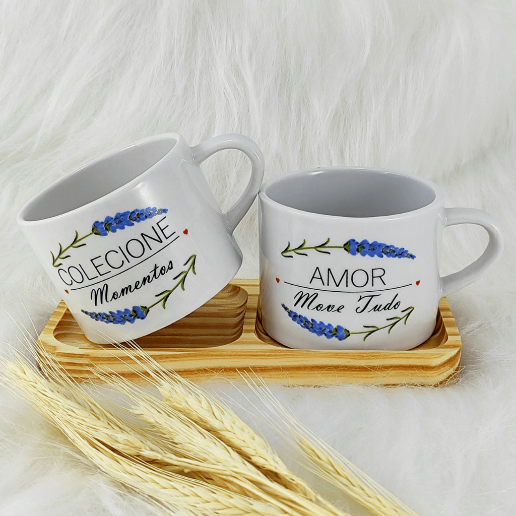 Kit 2 Xicaras / Canecas Porcelana Branca ...