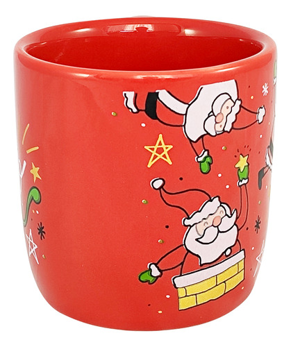Caneca Porcelana Natal Club Vermelha 350m...