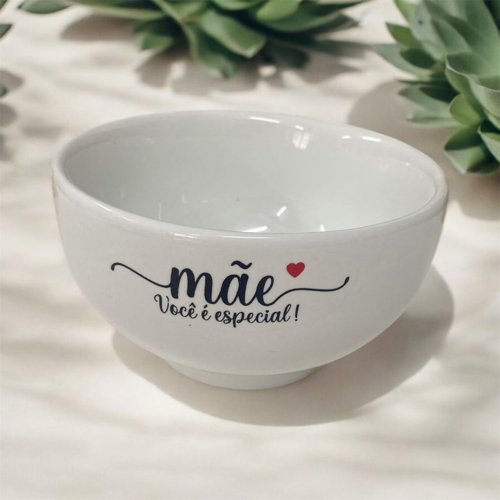 Kit 2 Cumbucas  Porcelana 450ml 1 Peça Bo...