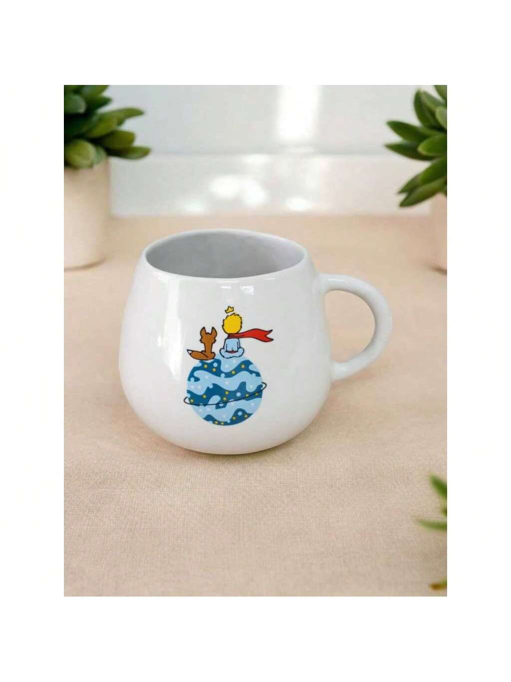 Caneca 3D  pequeno principe 500ml Porcela...
