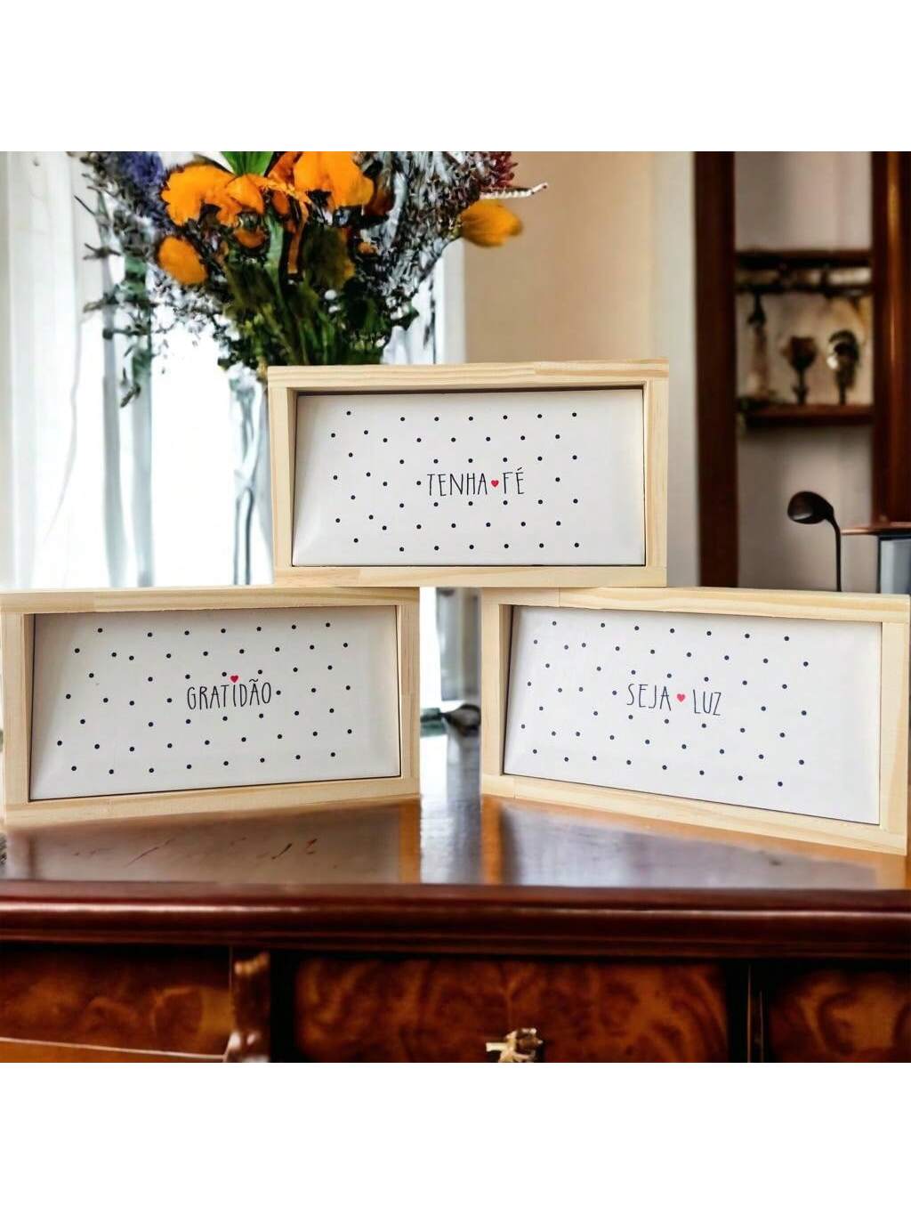 Kit 3 Quadros Decorativos De Azulejos Com...