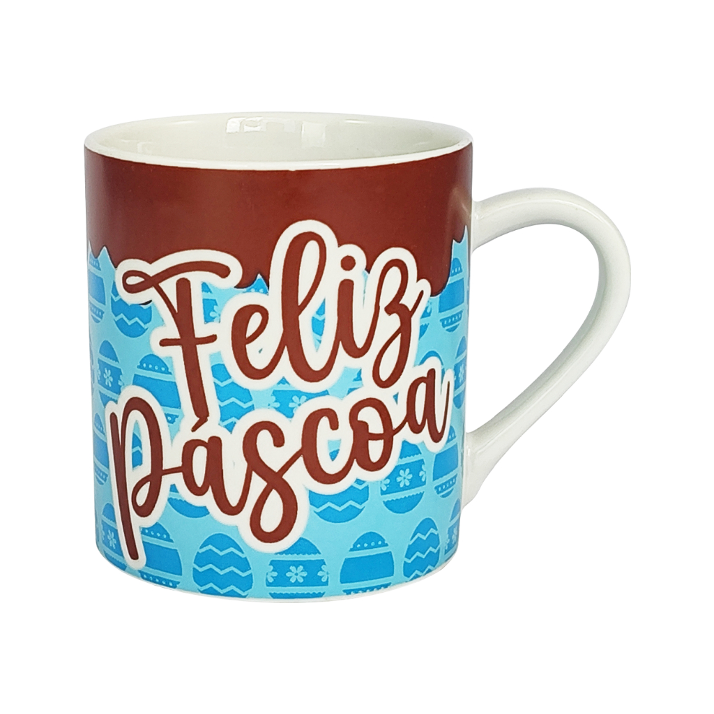 Caneca de Porcelana 300ml Coleção Páscoa ...