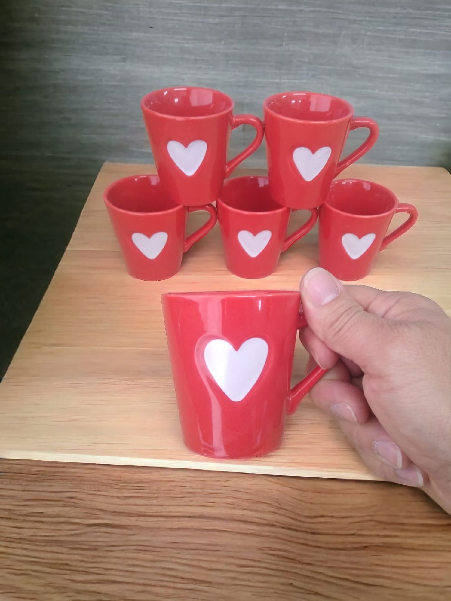 Jogo Kit 6 Canecas/ Xicaras Café Porcelan...