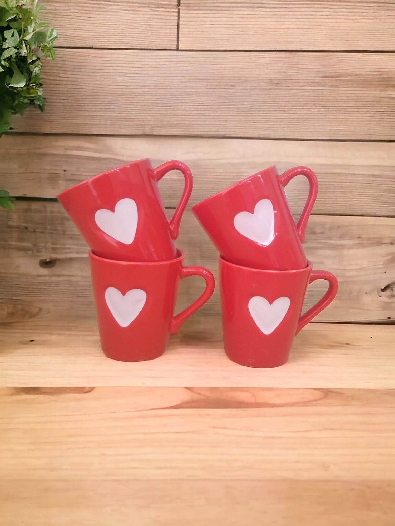 Jogo Kit 4 Canecas/ Xicaras Café Porcelan...