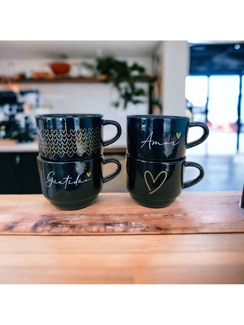 Jogo de Xícaras Canecas Café Chá Preta Sp...