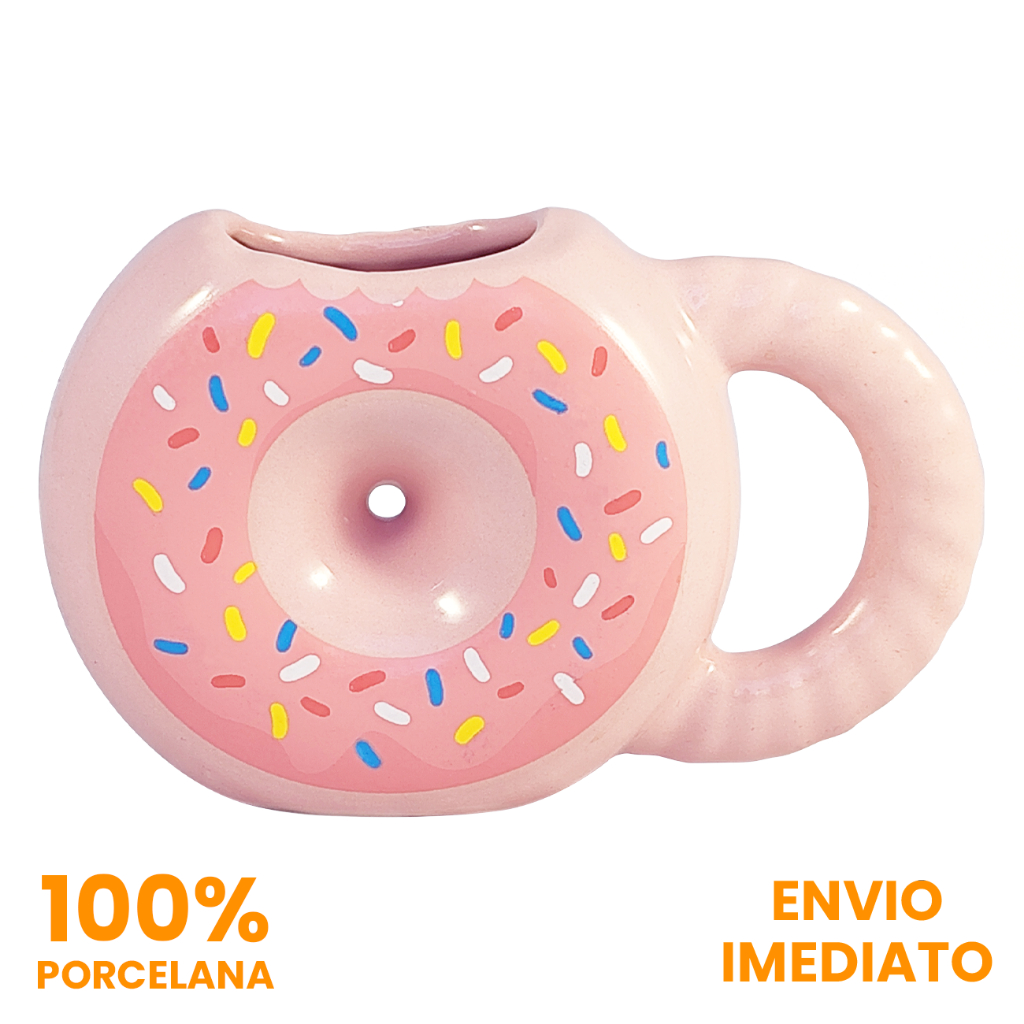 Caneca de Porcelana 3D Rosa Decorativa Do...